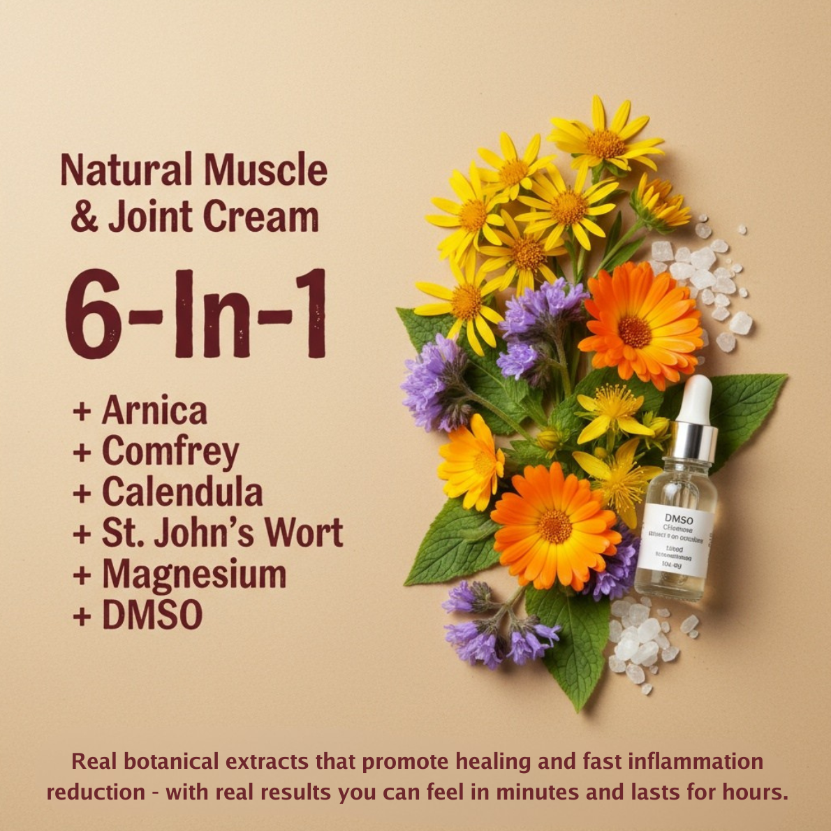 ALLEVIATE MUSCLE & JOINT RELIEF Cream | DMSO Powered Relief