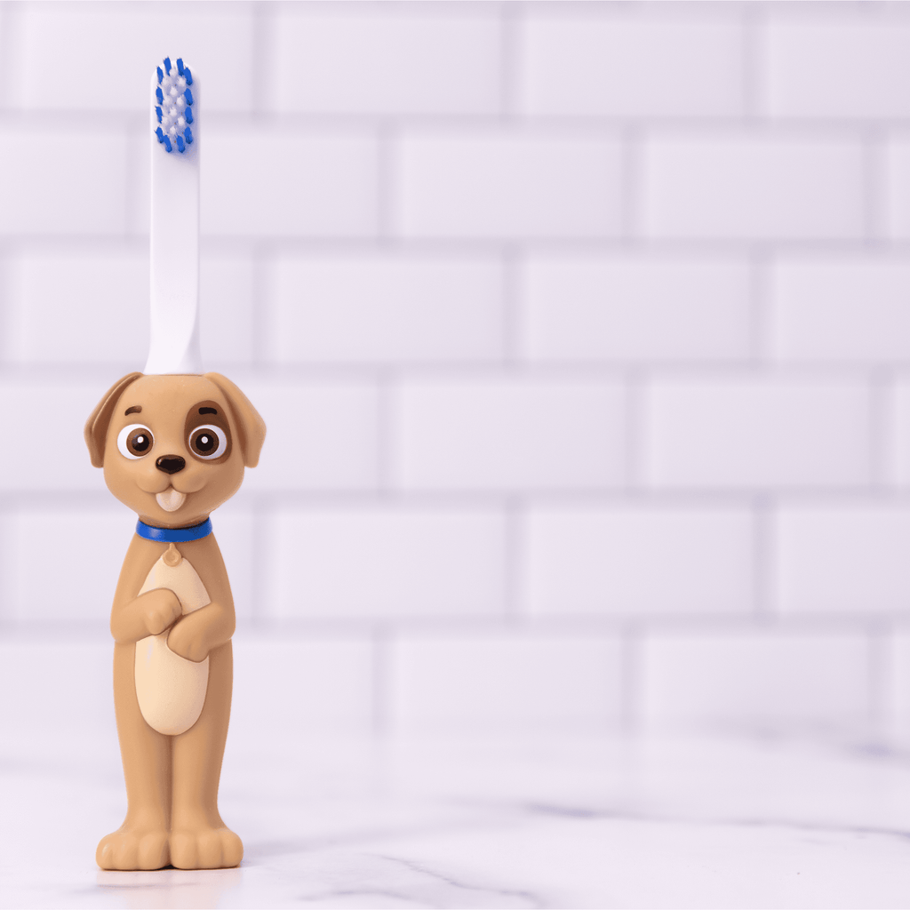 Petey the Puppy Toothbrush for Kids With Bonus Brush